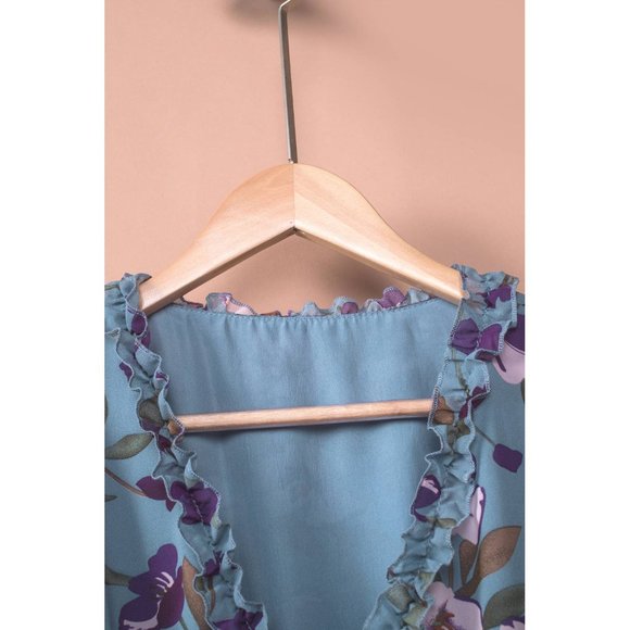 Wild Lotus Ruffle Tiered Maxi Dress - Picture 16 of 16